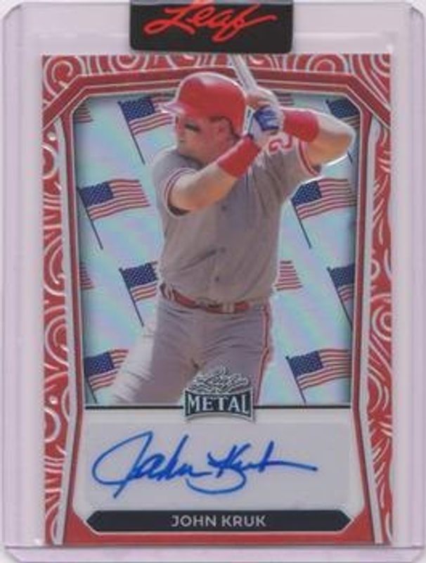 2024 Leaf Metal independence Day #IDA-JK2 Autographs Prismatic - American Flag /2