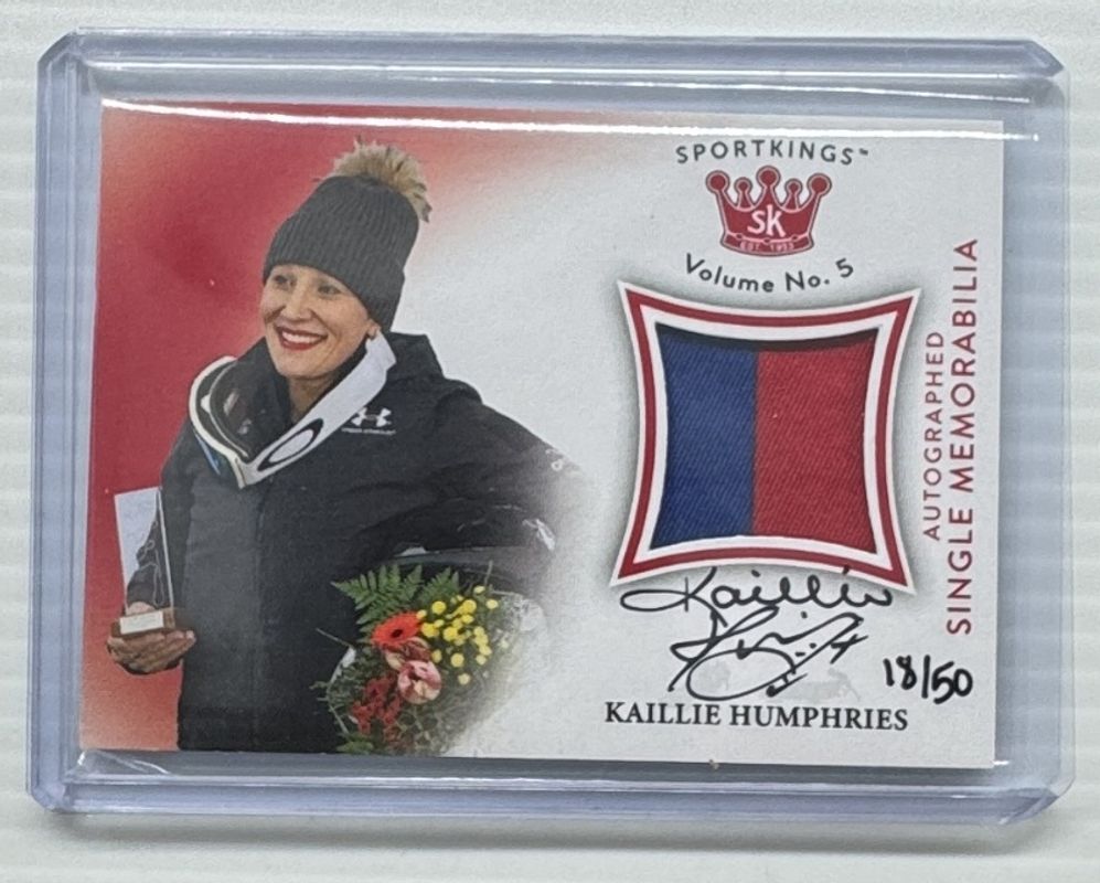 2024 Sportkings Volume 5 #AM-KH Autographed Single Memorabilia Red /50