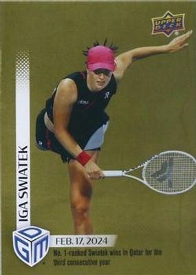 2024 Upper Deck Game Dated Moments #6 Gold