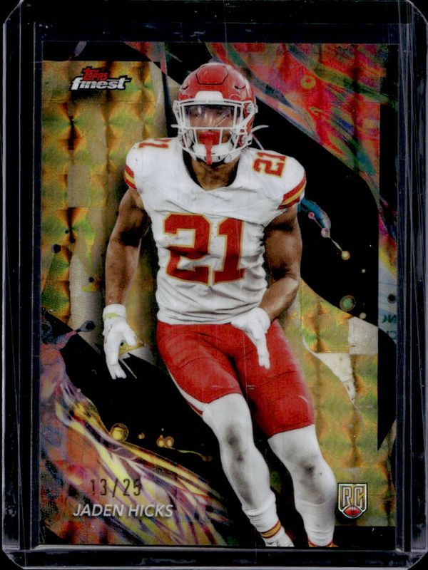 2024 Topps Finest #169 Uncommon - Gold Geometric Refractor /25