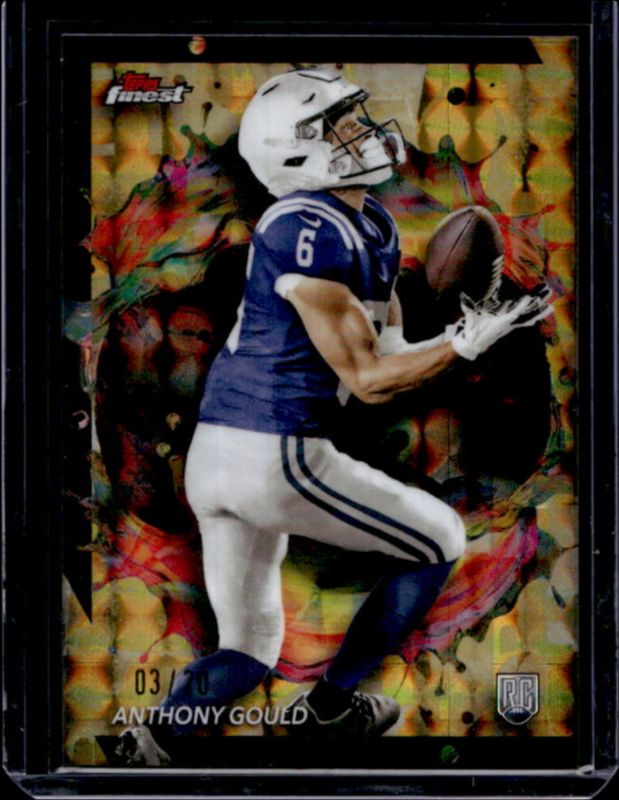 2024 Topps Finest #266 Rare - Gold Geometric Refractor /20