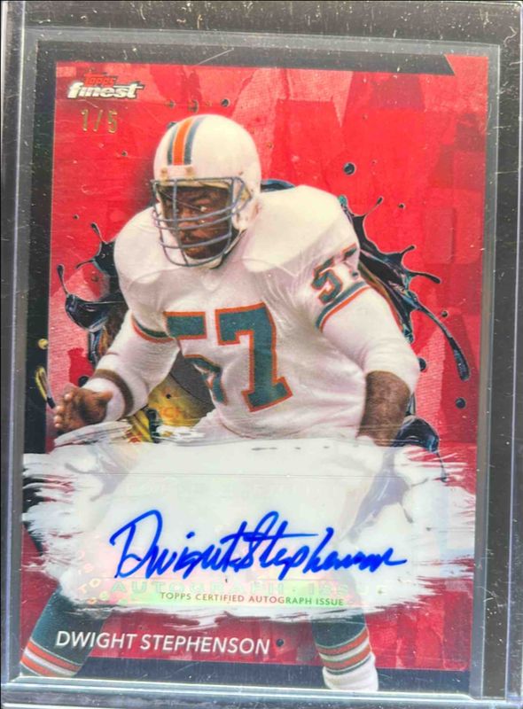 2024 Topps Finest #FA-DS Finest Autographs - Red Geometric Refractor /5