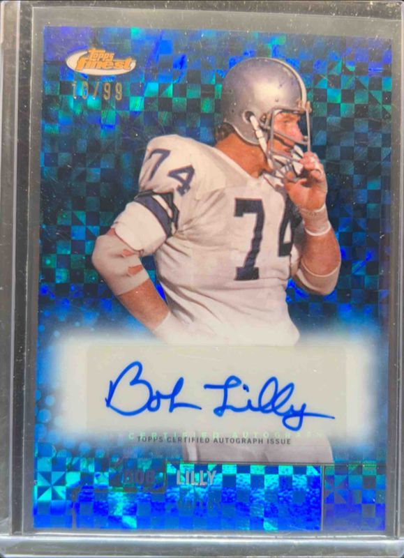 2024 Topps Finest #FBA-BL Flashback Autographs - Blue Checkerboard Refractor /99