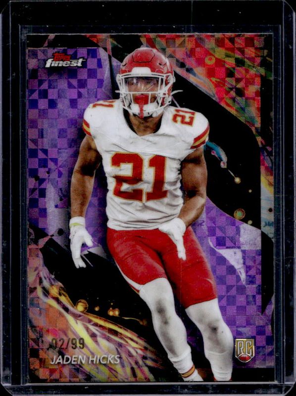 2024 Topps Finest #169 Uncommon - Purple Checkerboard Refractor /99