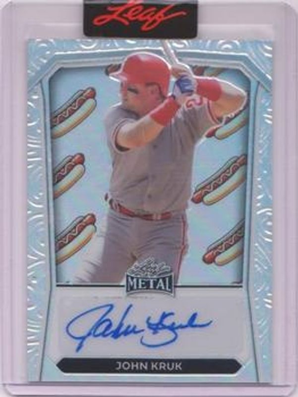 2024 Leaf Metal independence Day #IDA-JK2 Autographs Prismatic - Hot Dog /4