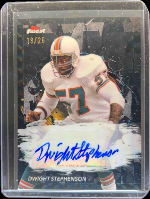 2024 Topps Finest #FA-DS Finest Autographs - Black Geometric Refractor /25