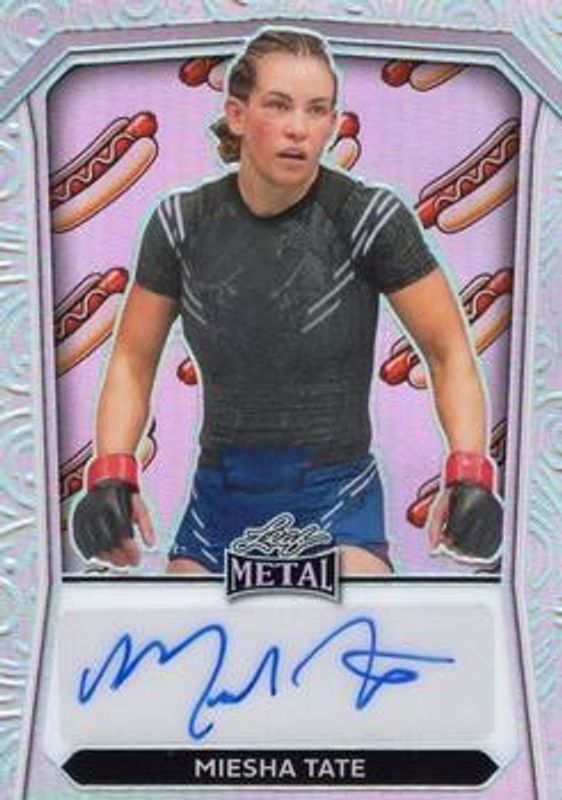 2024 Leaf Metal independence Day #IDA-MT1 Autographs Prismatic - Hot Dog /4