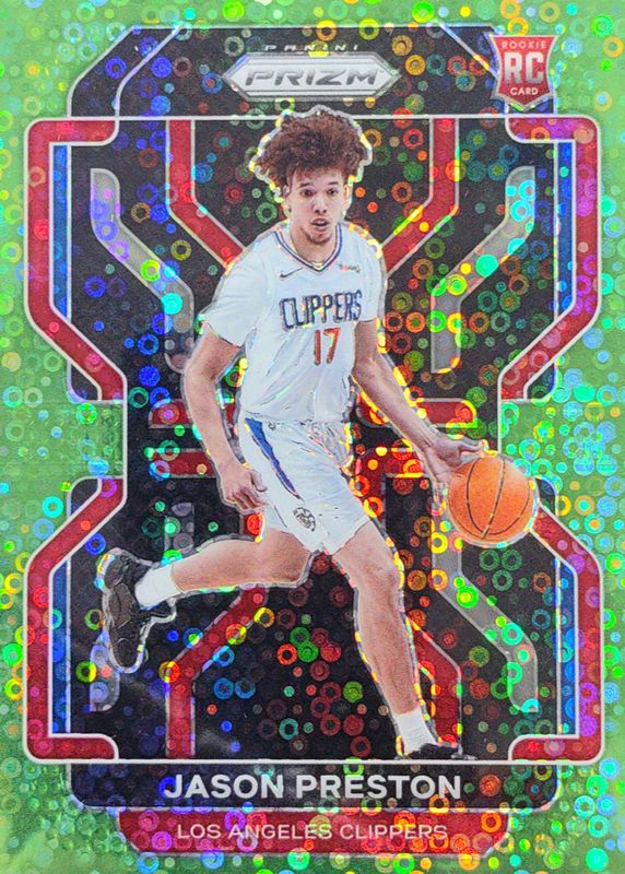 2021 Prizm #327 Fast Break Neon Green /5