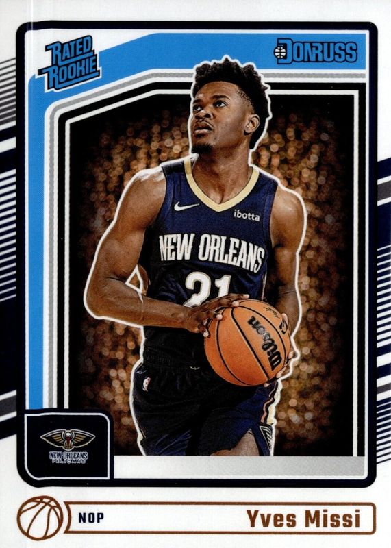Yves Missi 2024 Donruss #217 Base Rookie RAW