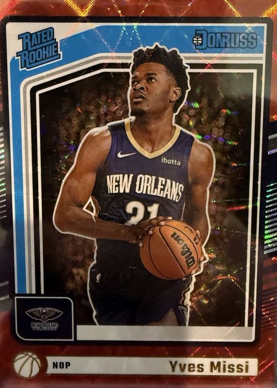 Yves Missi 2024 Donruss #217 International Rookie RAW