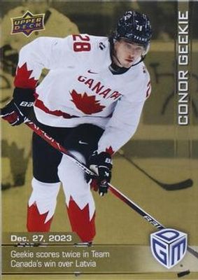 2023 Upper Deck Game Dated Moments #67 Gold