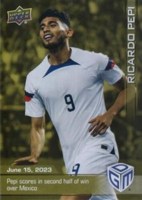 2023 Upper Deck Game Dated Moments #27 Gold