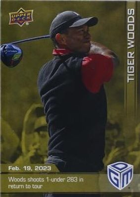 2023 Upper Deck Game Dated Moments #8 Gold