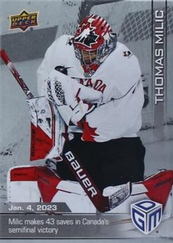 2023 Upper Deck Game Dated Moments #3 Silver