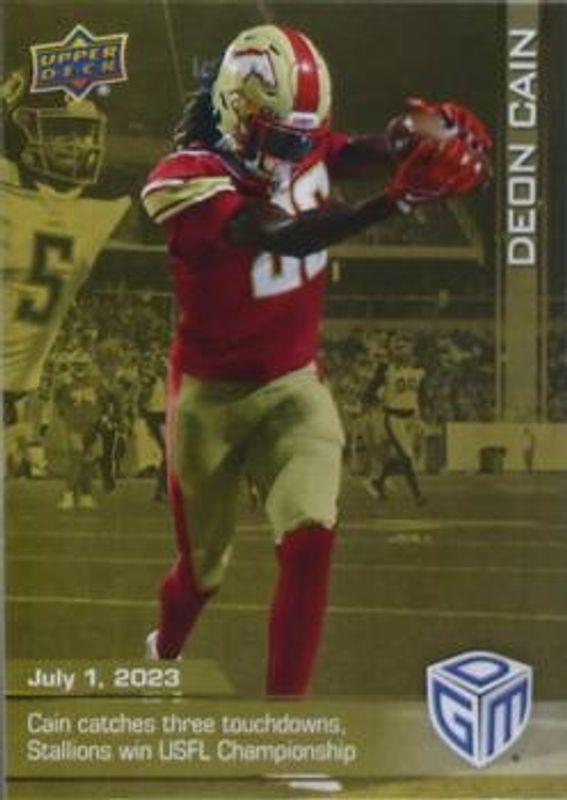 2023 Upper Deck Game Dated Moments #31 Gold
