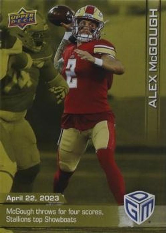 2023 Upper Deck Game Dated Moments #14 Gold