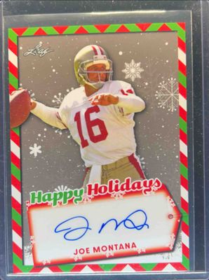 2022 Leaf Holiday Packs #HH-JM2 Happy Holidays Autographs