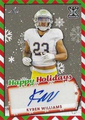 2022 Leaf Holiday Packs #HH-KW1 Happy Holidays Autographs
