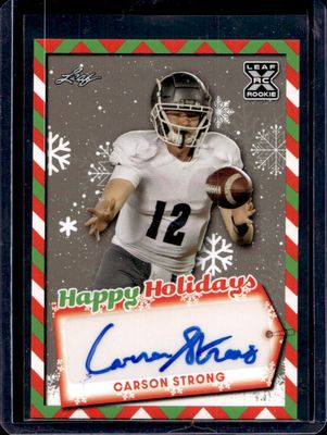 2022 Leaf Holiday Packs #HH-CS1 Happy Holidays Autographs
