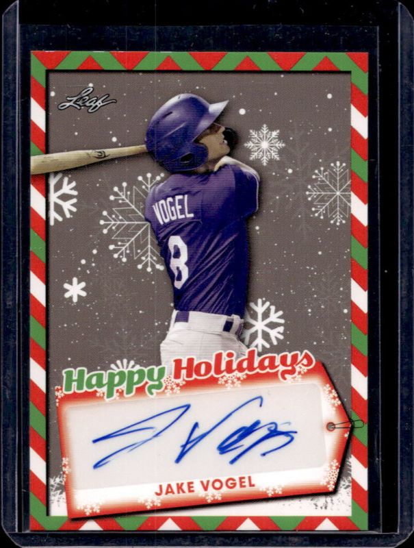 2022 Leaf Holiday Packs #HH-JV1 Happy Holidays Autographs