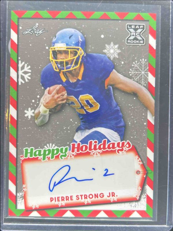 2022 Leaf Holiday Packs #HH-PSJ Happy Holidays Autographs
