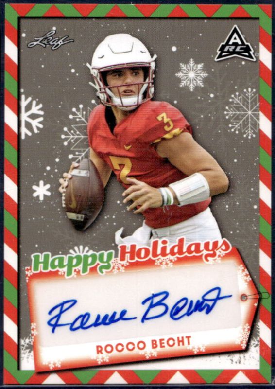 2022 Leaf Holiday Packs #HH-RB1 Happy Holidays Autographs