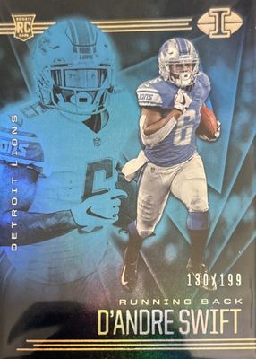 2020 Illusions #12 Trophy Collection Light Blue /199