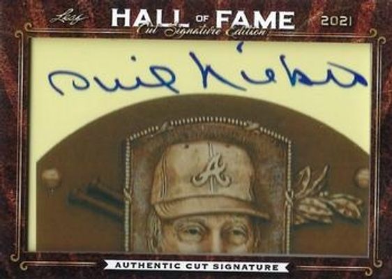 2021 Leaf Hall of Fame Cut Signature Edition Base