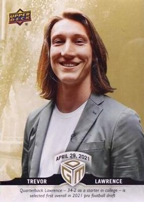 2021 Upper Deck Game Dated Moments #1 Gold