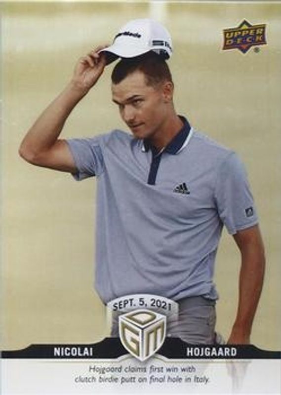 2021 Upper Deck Game Dated Moments #17 Gold