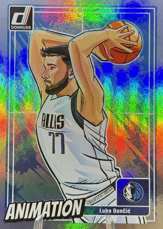 Luka Doncic 2024 Donruss #15 Animation /(SSP) RAW