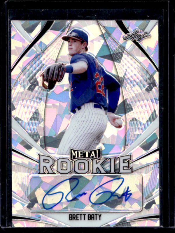 2020 Leaf Metal Rookie Autograph #MR-BB2 Crystal Silver /35