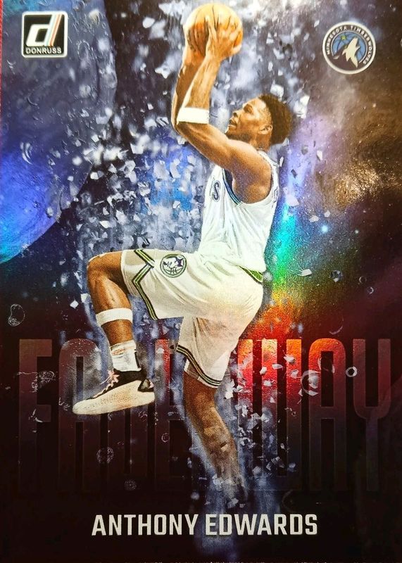 Anthony Edwards 2024 Donruss #12 Fadeaway /(SSP) RAW