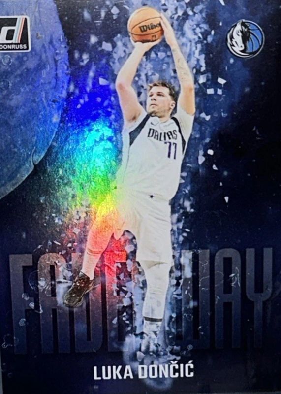 Luka Doncic 2024 Donruss #13 Fadeaway /(SSP) RAW