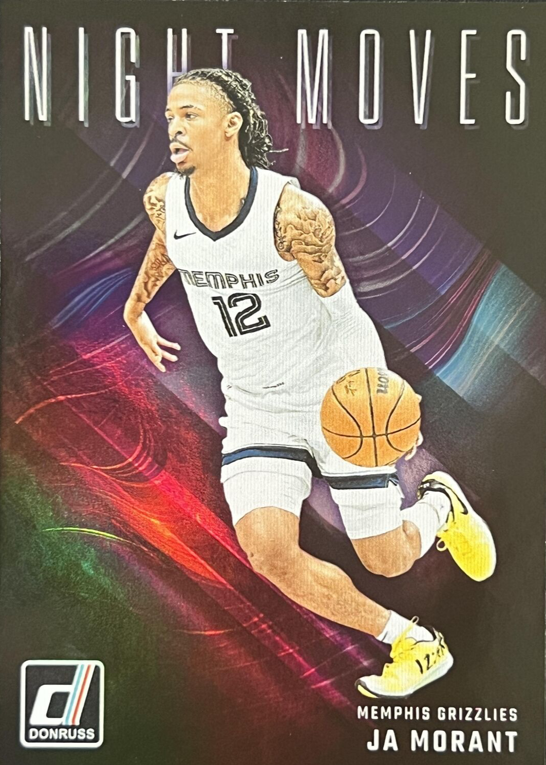Ja Morant 2024 Donruss #13 Night Moves /(SSP) Price Guide - Sports 
