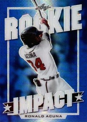 2019 Leaf Best of Sports #12 Rookie Impact Blue Wave /10