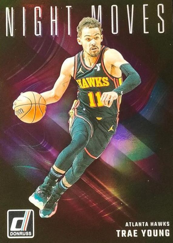 Trae Young 2024 Donruss #12 Night Moves /(SSP) RAW