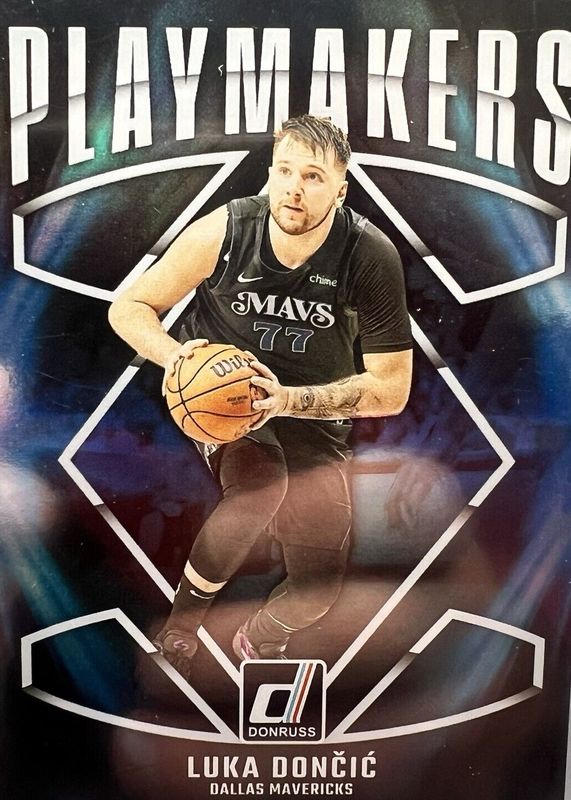 Luka Doncic 2024 Donruss #8 Playmakers /(SSP) RAW