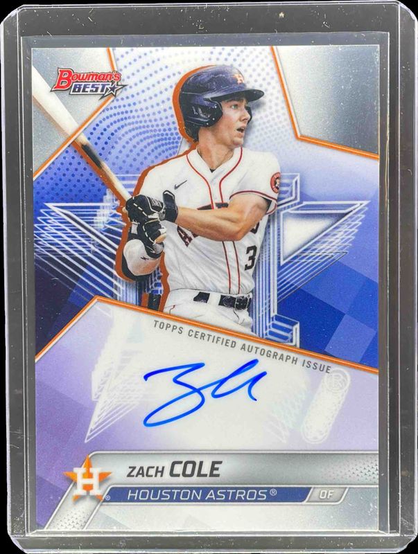 2025 Bowman's Best #B25-ZC Best of 2025 Autographs