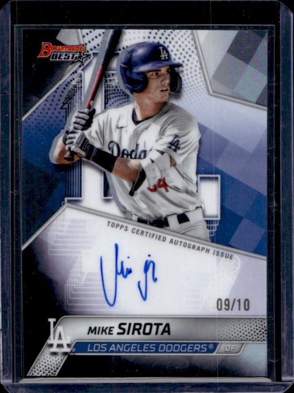 2025 Bowman's Best #B25-MSI Best of 2025 Autographs - Black Refractor /10