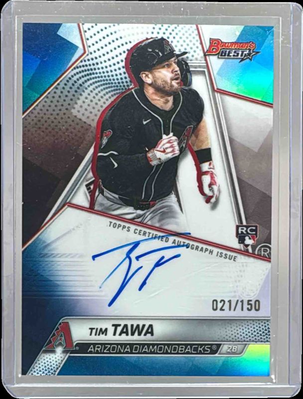 2025 Bowman's Best #B25-TT Best of 2025 Autographs - Blue Refractor /150