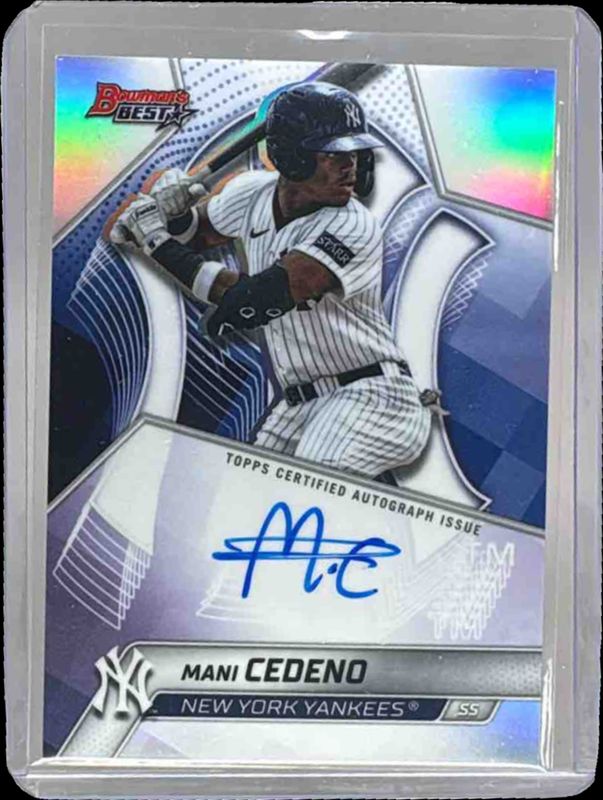 2025 Bowman's Best #B25-MCE Best of 2025 Autographs - Refractor