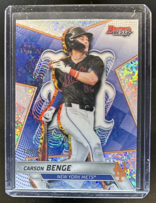 Carson Benge 2025 Bowman's Best #TP-22 Top Prospects - Mini-Diamond ...