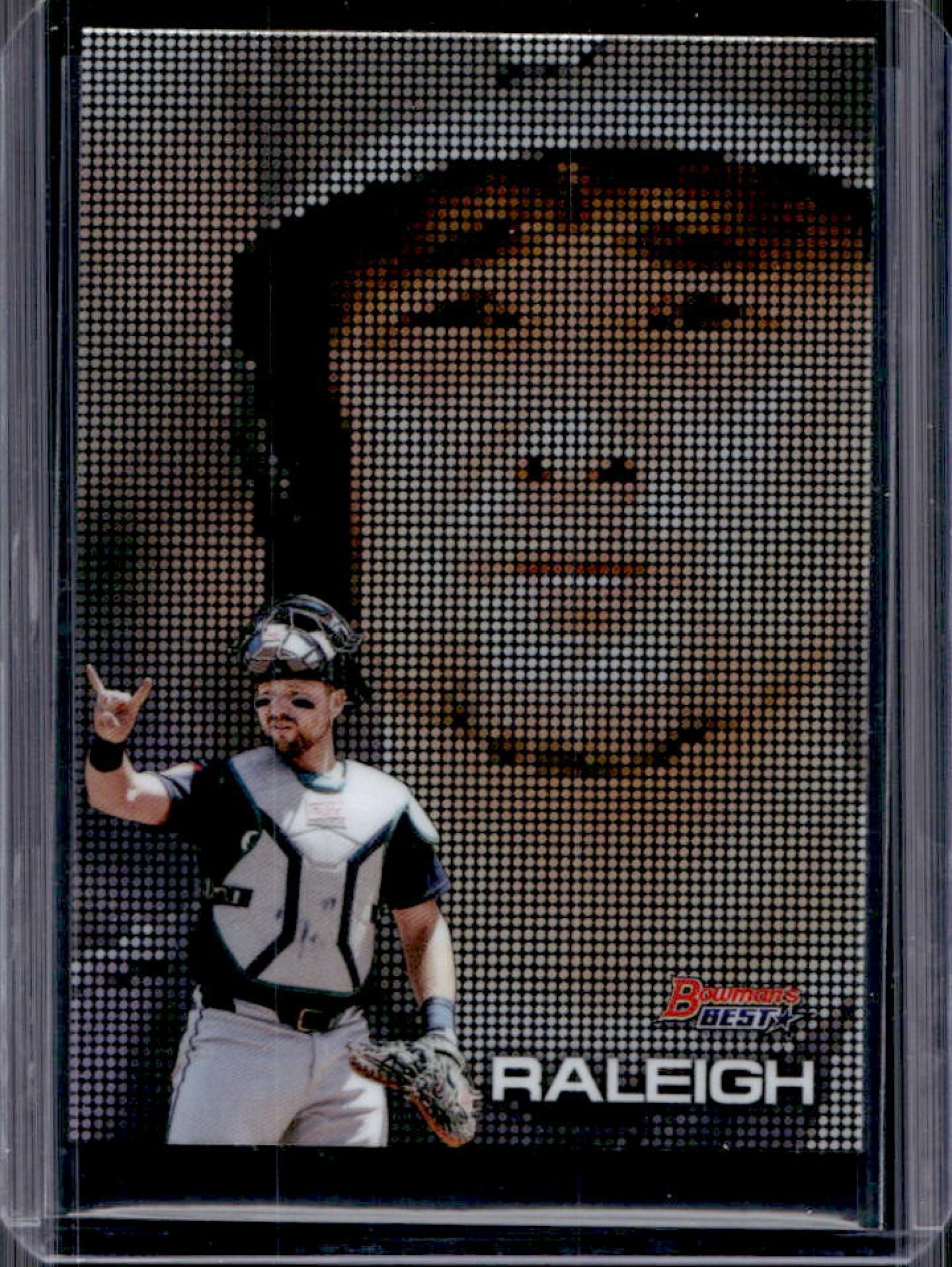 Cal Raleigh 2025 Bowman's Best #P-11 Pixel Portraits Price Guide ...