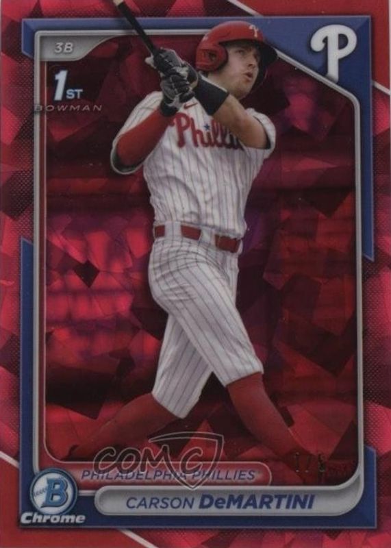 2024 Bowman Draft Sapphire Edition #BDC-89 Chrome - Red /5 (1st)