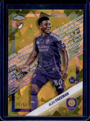 2025 Topps Chrome MLS Sapphire Edition #187 Gold