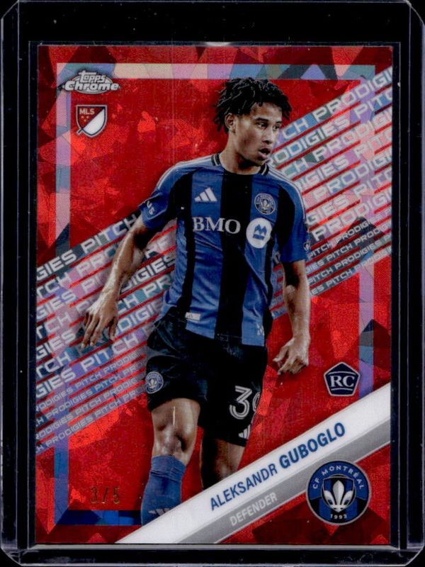 2025 Topps Chrome MLS Sapphire Edition #191 Red