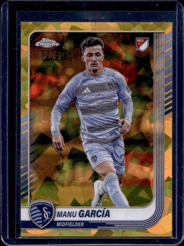 2025 Topps Chrome MLS Sapphire Edition #167 Gold