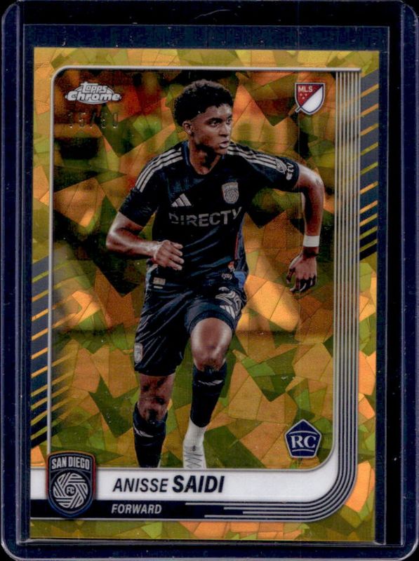2025 Topps Chrome MLS Sapphire Edition #130 Gold