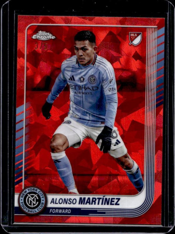 2025 Topps Chrome MLS Sapphire Edition #85 Red